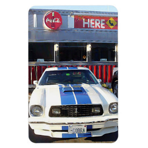 Imán Noche de crucero clásico en Diner