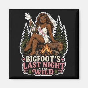 Imán Noche de Despedida de Soltera Salvaje Bigfoot Dive
