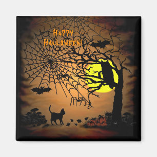 Imán Noche de Halloween, ¡Feliz Halloween!