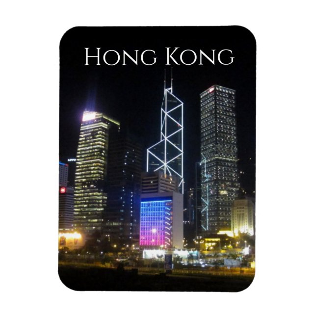 Imán noche de hong kong (Vertical)