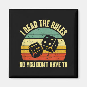 Imán Noche de Juegos Adultos Juegos de Mesa Divertidos