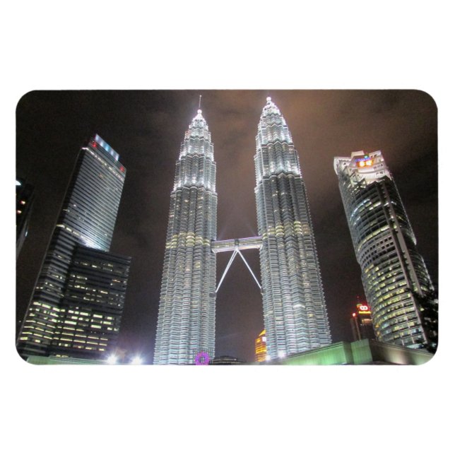 Imán noche de kuala lumpur (Horizontal)