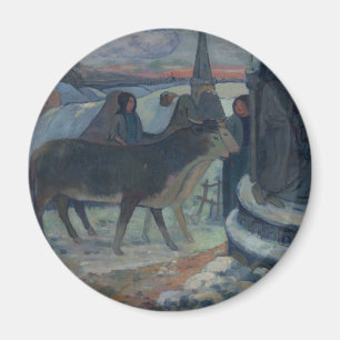Imán Noche de los navidades (La bendición del Oxen)