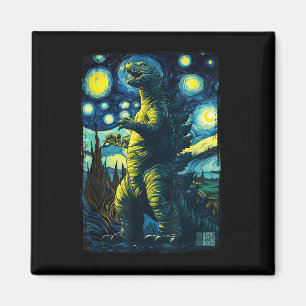 Imán Noche de miedo gigante japonesa al estilo Van Gogh