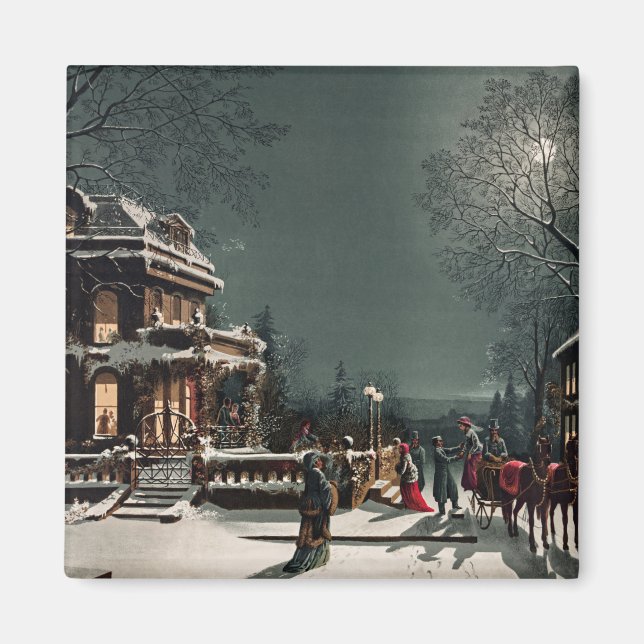 Imán Noche de navidades de Joseph Hoover e hijos (Frente)