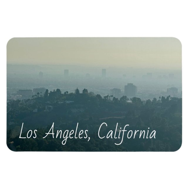 Imán Noche de niebla en Los Ángeles (Horizontal)