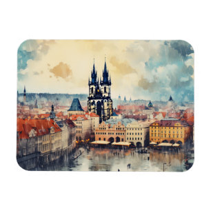 Imán Noche de Praga en la República Checa