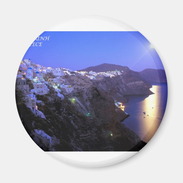 IMÁN NOCHE DE SANTORINI (Frente)