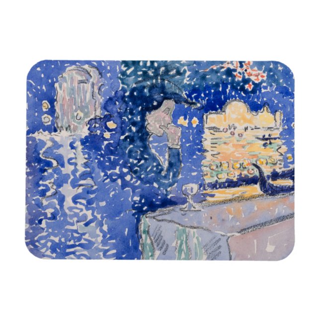 Imán Noche de Venecia del Festival del Redentor (Horizontal)