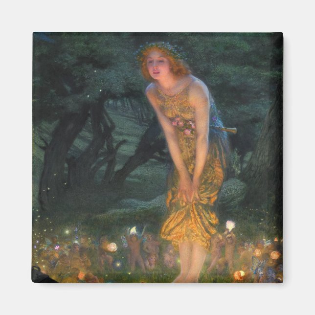 Imán Noche de verano de 1908 por Edward Robert Hughes (Frente)