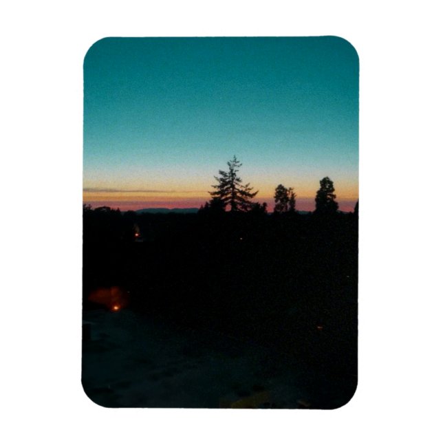 Imán Noche de verano en el Pacífico Noroeste (Vertical)