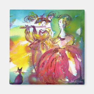 Imán NOCHE del CARNAVAL/mascarada veneciana, música de