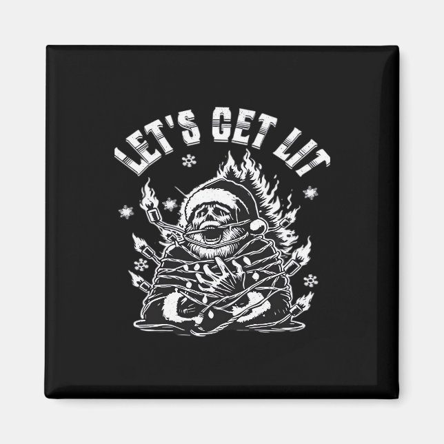 Imán Noche divertida para que nos pongamos lisos clásic (Frente)