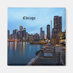 Imán Noche En El Pier De La Marina