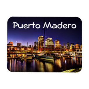 Imán Noche en Puerto Madero