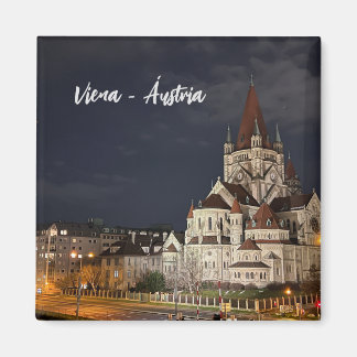 Imán Noche en Viena, Austria