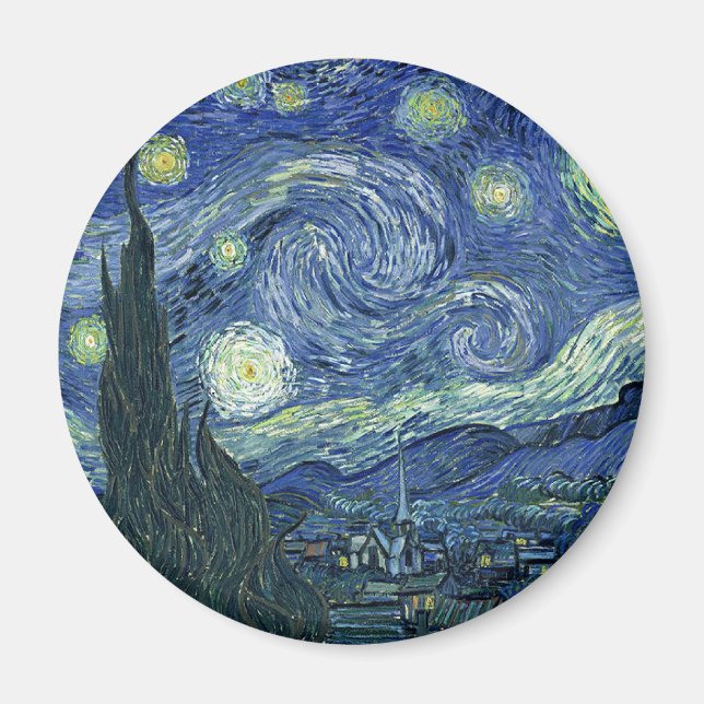 Imán Noche estrellada (Frente)