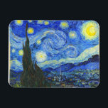 Imán Noche estrellada de Vincent van Gogh<br><div class="desc">Noche estrellada de Vincent van Gogh</div>
