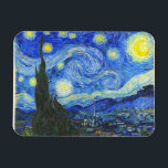 Imán Noche estrellada de Vincent van Gogh<br><div class="desc">Noche estrellada de Vincent van Gogh</div>