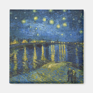 Imán Noche estrellada en el Rhone de Vincent van Gogh