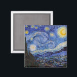 Imán Noche estrellada: Saint Remy de Vincent Van Gogh<br><div class="desc">El año es 1889. Vincent Van Gogh es un paciente del asilo de Saint-Paul-de-Mausole en Saint-Rémy-de-Provence, Francia. Está sufriendo una enfermedad mental, y sus médicos le han aconsejado que se quede en casa y evite pintar. Pero Van Gogh no puede resistir el impulso de crear, y pasa sus días pintando...</div>