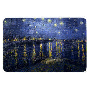 Imán Noche estrellada sobre el Ródano