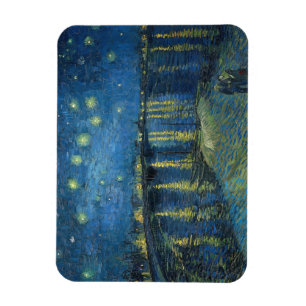 Imán Noche estrellada sobre el Ródano (1888) Vincent va