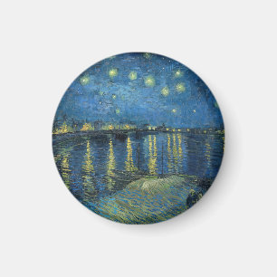 Imán Noche estrellada sobre el Ródano (1888) Vincent va