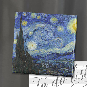 Imán Noche estrellada   Vincent Van Gogh
