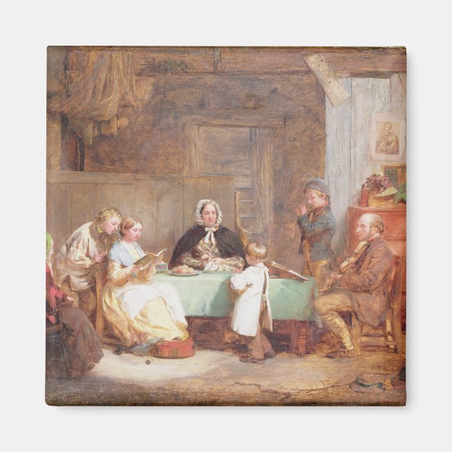 Imán Noche musical (aceite sobre lienzo) 2 (Frente)