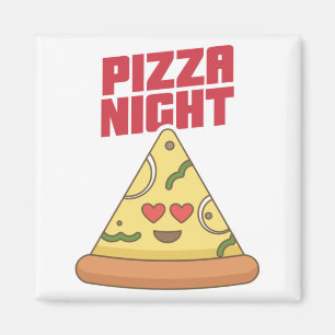 Imán Noche Pizza
