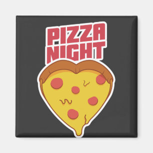 Imán Noche Pizza
