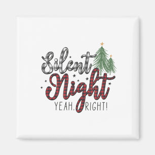 Imán Noche silenciosa de regalo de Navidad Sí