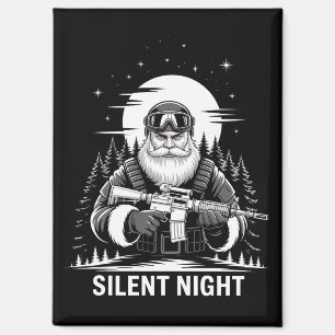 Imán Noche silenciosa Santa Navidad Veterano Militar