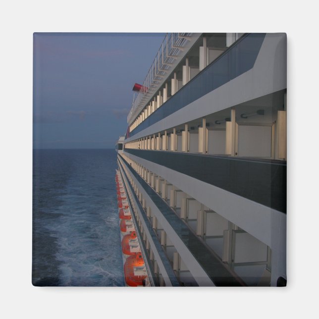 Imán Noche tranquila en el mar (Frente)