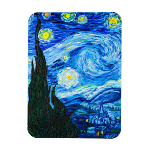 Imán Noche Van Gogh Starry