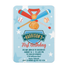 Imán Nochebuena del año Béisbol Primer cumpleaños