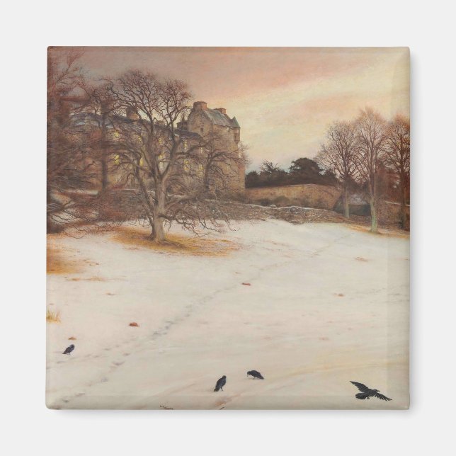 Imán Nochebuena (por John Everett Millais) (Frente)