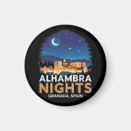 Imán Noches de la Alhambra - Granada España Viaje Arte