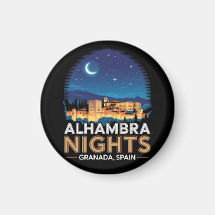 Imán Noches de la Alhambra - Granada España Viaje Arte
