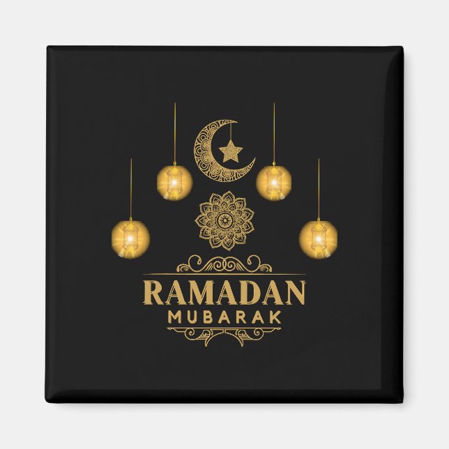 Imán Noches Elegantes de Ramadán - Eid Mubarak 2026 Fes (Frente)