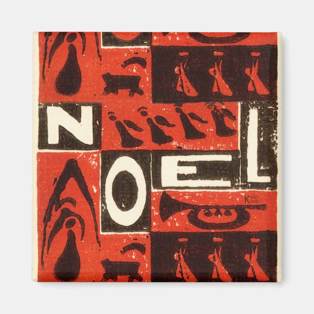 Imán Noel Red (Frente)