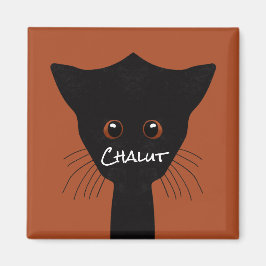 Imán noir de chat