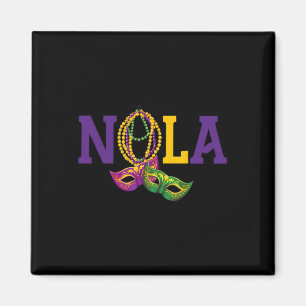 Imán Nola Mardi Gras Funny 504 New Orleans Louisiana Fl