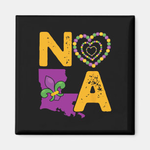 Imán Nola New Orleans 504 Mardi Gras