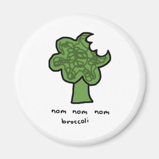 Imán Nom nom nom broccoli