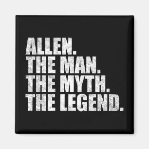 Imán Nombre Allen, Allen El Hombre El Mito La Leyenda