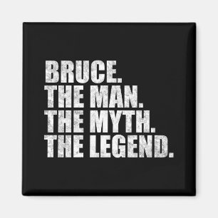 Imán Nombre Bruce, Bruce El Hombre El Mito La Leyenda
