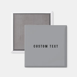 Imán Nombre con estilo moderno Gris y negro