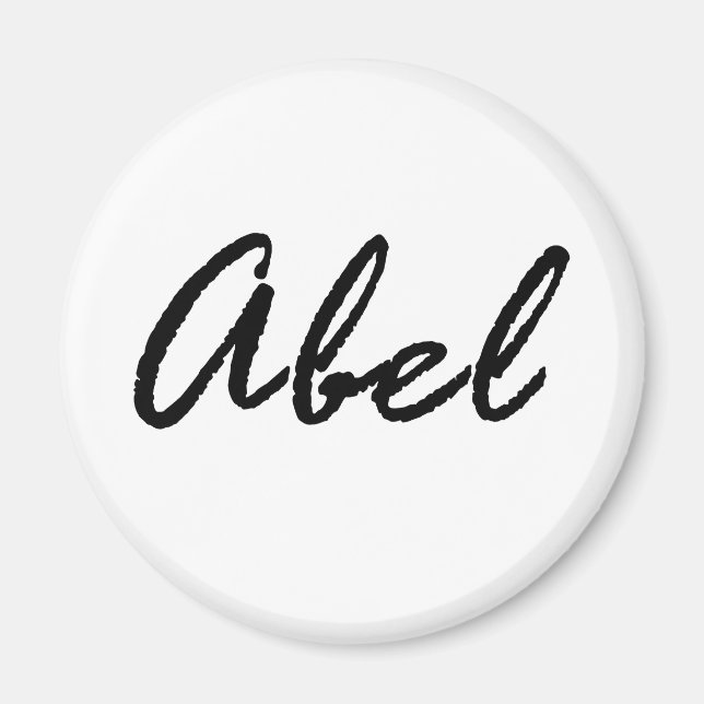Imán Nombre de abel (Frente)